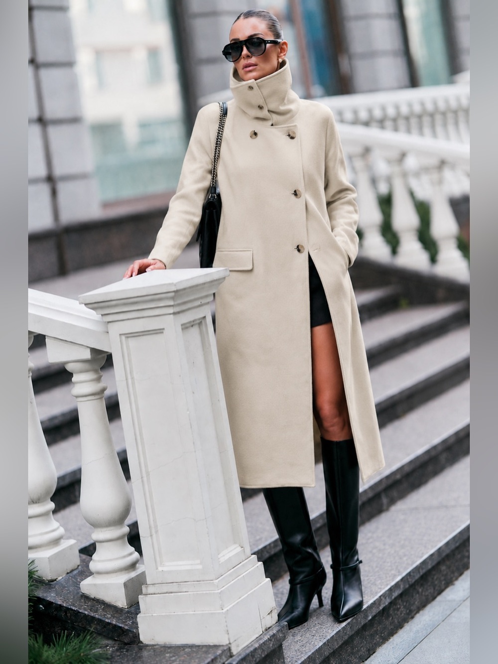 NEW ZARA WOOD  MANTENCO LUXURY HIGH NECK COLLAR COAT M 
🚨FINAL PRICE NO DISCOUNT